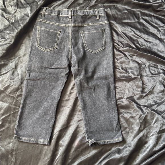 Kids Black Jeans with Patchwork - Picture 2 of 5